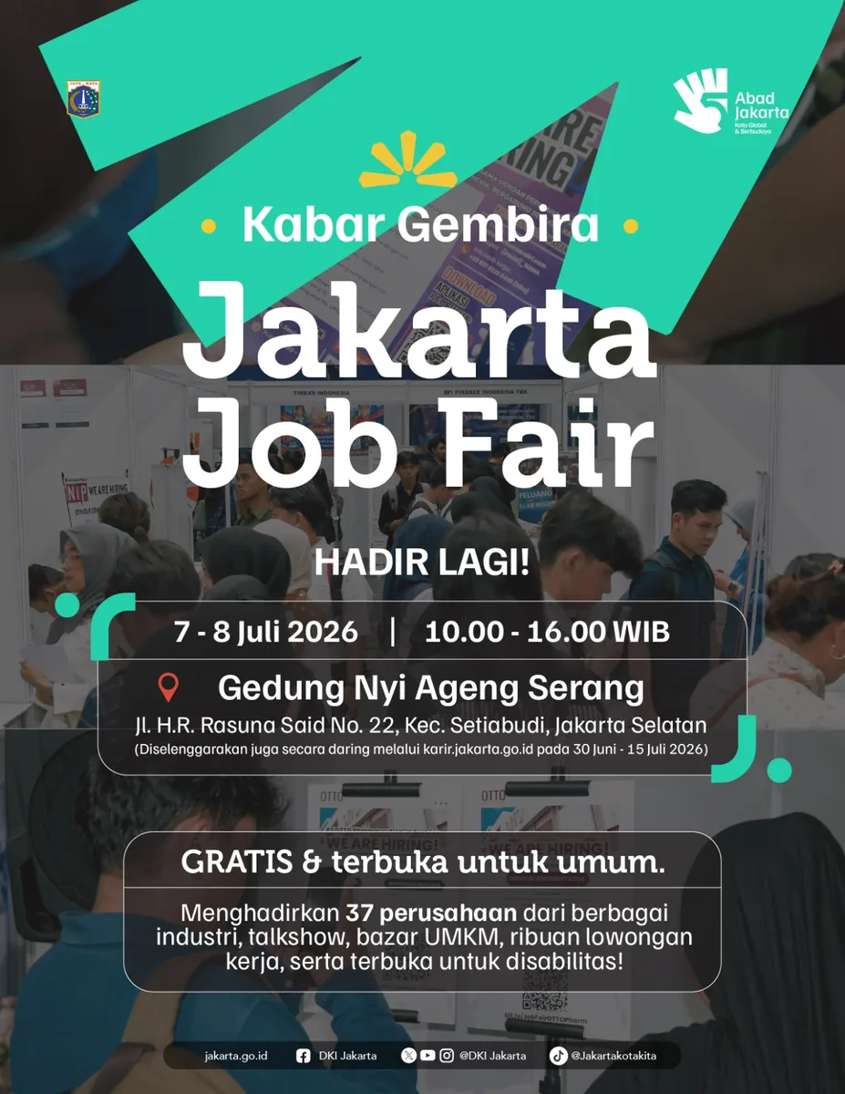 Job Fair Kabupaten Tanah Datar 2026 (Suku Dinas TKTE Wilayah Kabupaten Tanah Datar Barat) : 7-8 Juli 2026